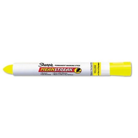 SANFORD Sanford Ink 85005 Mean Streak Marking Stick  Broad Tip  Yellow 85005